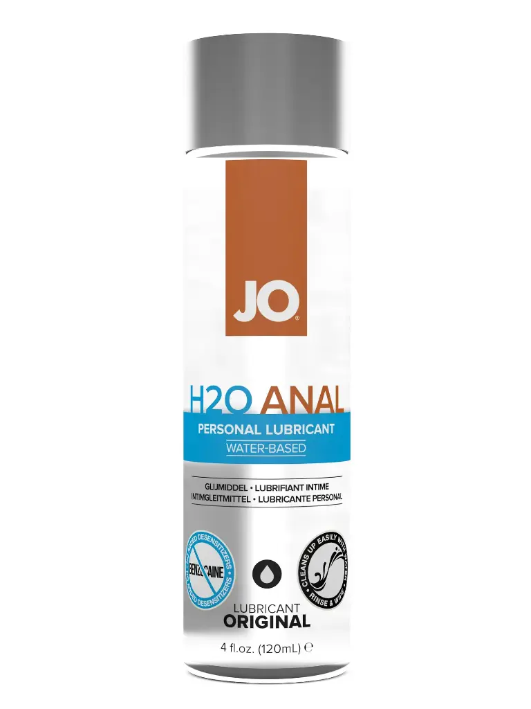 JO Anal H2O lubricante a base de agua - 120 ML