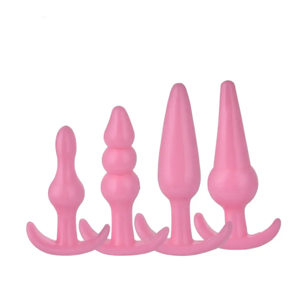 Kit De 4 Plug Anal  Iniciadores Anales - Rosado