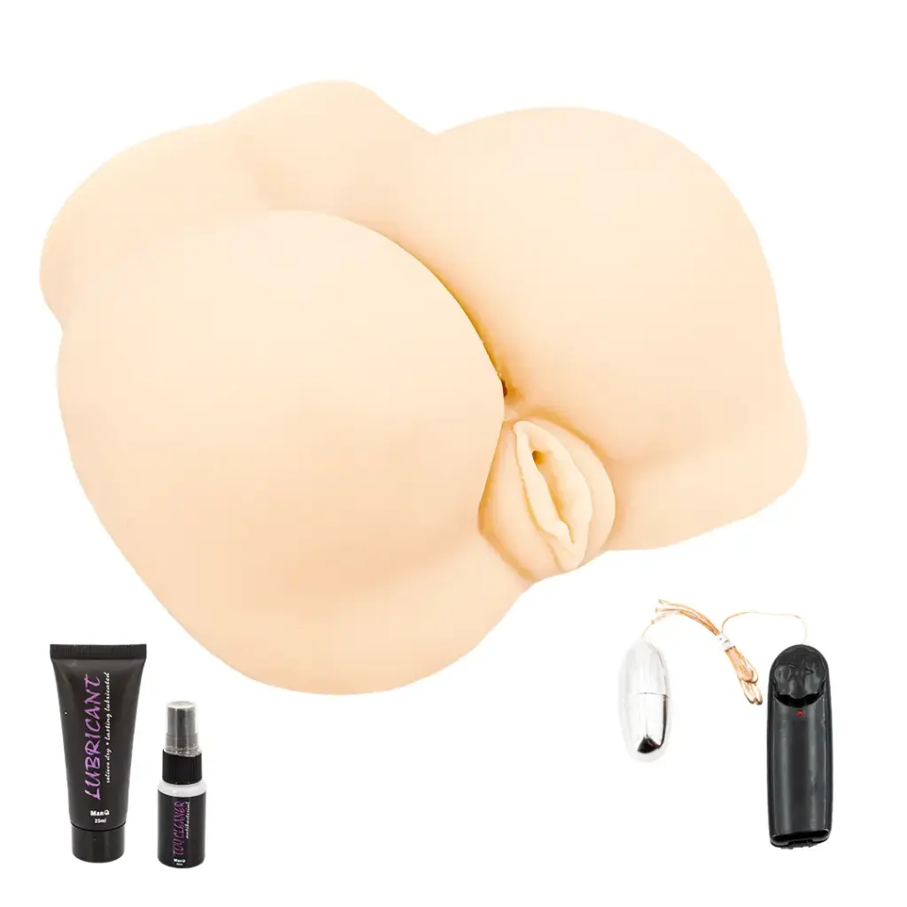 [759746509536] Masturbador Masculino Textura e Interior Realista Vibrador Cristy