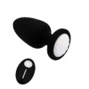 Plug Anal Vibrador Led a Control Remoto Ruby