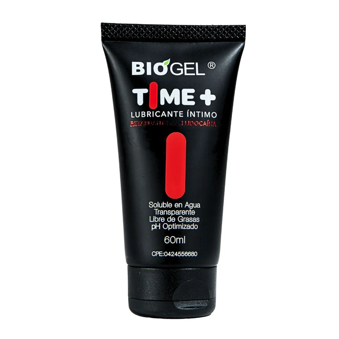 Lubricante Anal con Adormecedor Time + Ultra Resbaladizo e Humectante 60 ML  | Sodoma
