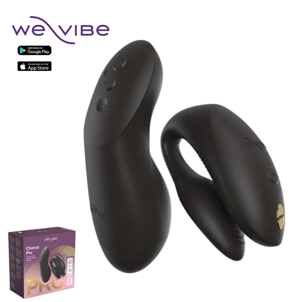 We Vibe Chorus PRO control app ideal para parejas - Negro