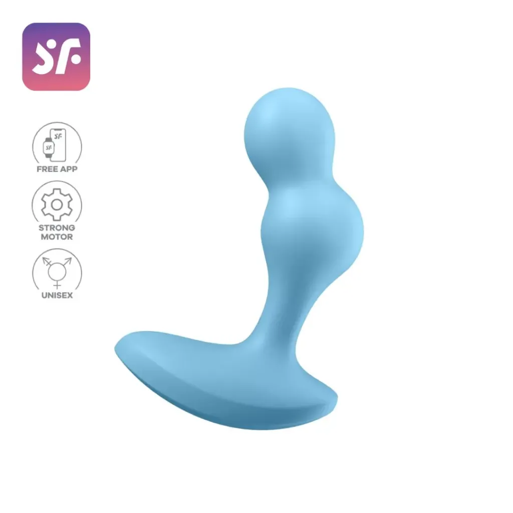 Satisfyer Deep Diver Plug anal controlado por app - Azul
