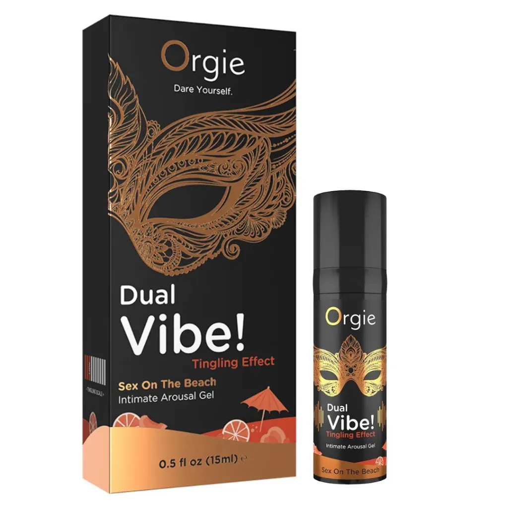 Orgie Dual Vibe Vibrador Liquido Besable Intensidad 3/6 - Sex On The Beach