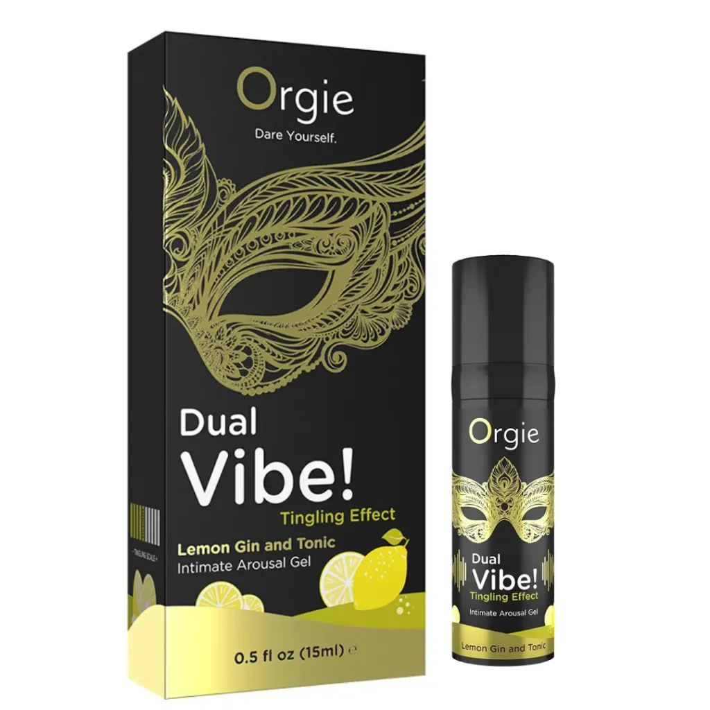 Orgie Dual Vibe Vibrador Liquido Besable Intensidad 5/6 - Lemon Gin and Tonic