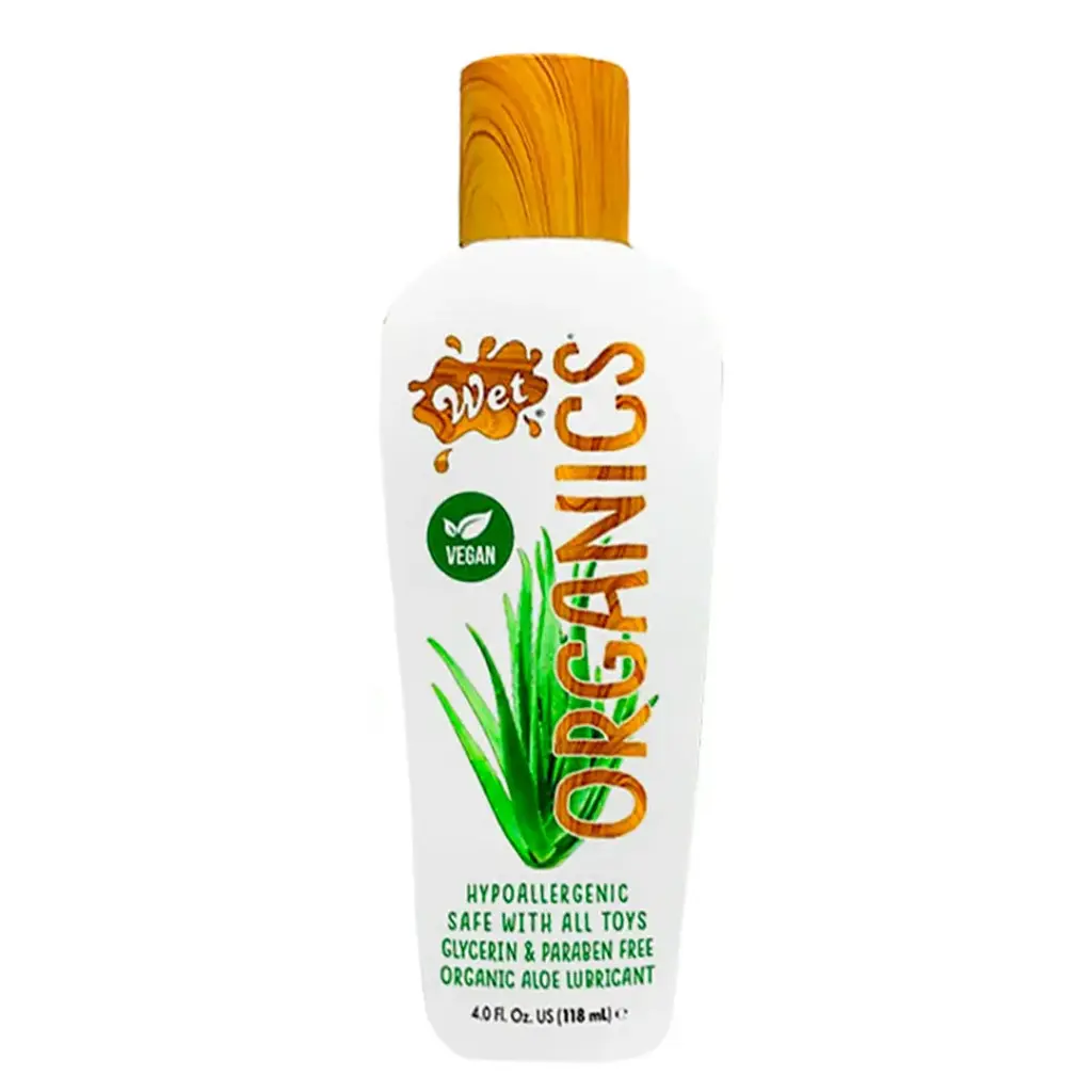 Wet Organics Aloe Vera lubricante a base de agua - 118 ML