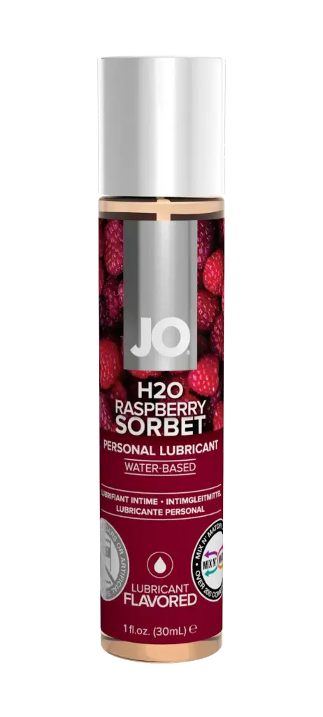 [796494101179] JO H2O a base de agua comestible Raspberry - 30 ML