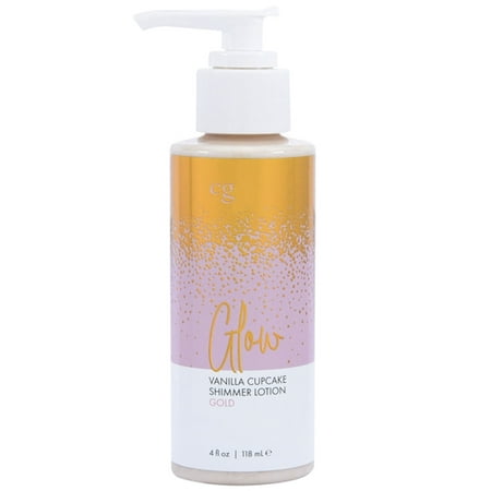 CG Glow Vanilla Cupcake Crema Shimmer Destellos Dorados - 118 ML