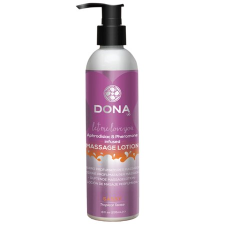 [796494405284] Crema para Masajes  Afrodisiaca con Feromonas Dona 235 ML - Tropical Tease