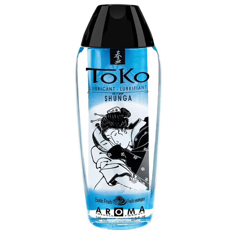 Shunga Toko Aroma lubricante comestible a base de agua  Frutas Exóticas - 165 ML
