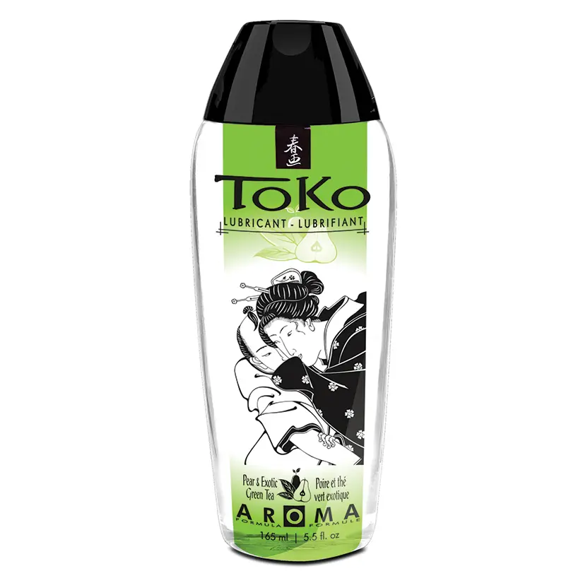 [697309064118] Shunga Toko Aroma lubricante comestible a base de agua Pera & Té Verde - 165 ML
