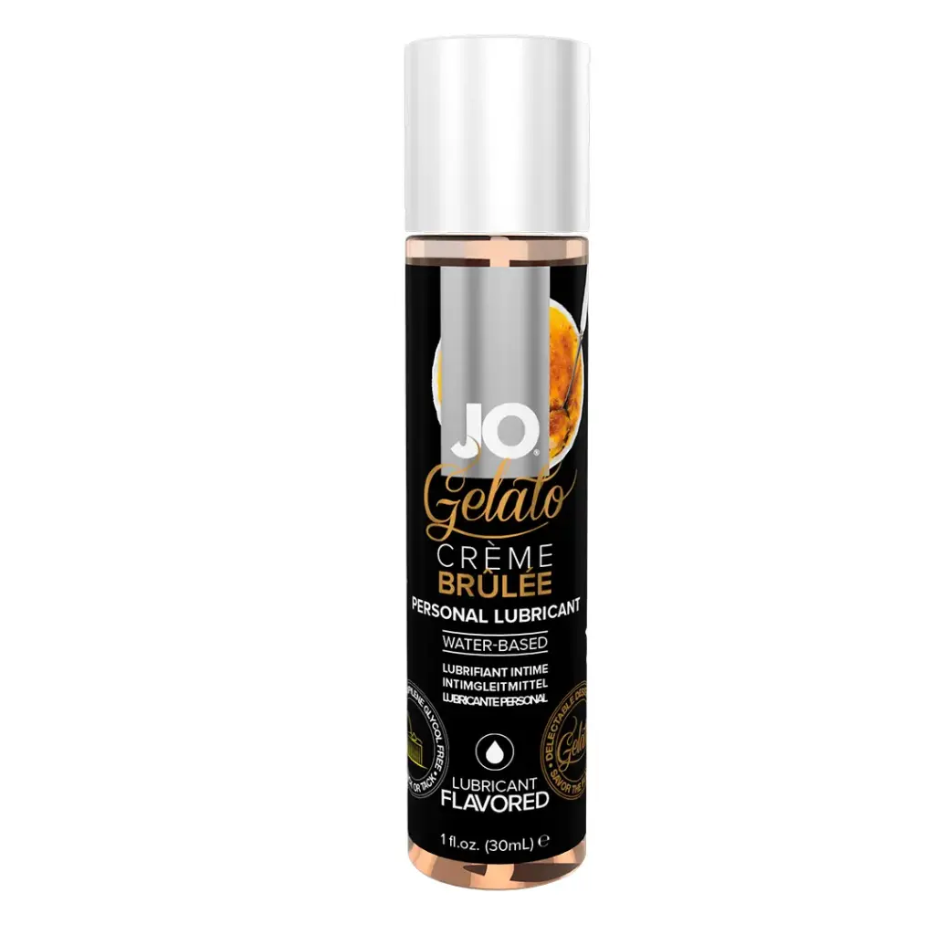 JO Gelato lubricante comestible a base de agua Creme Brulee - 30 ML