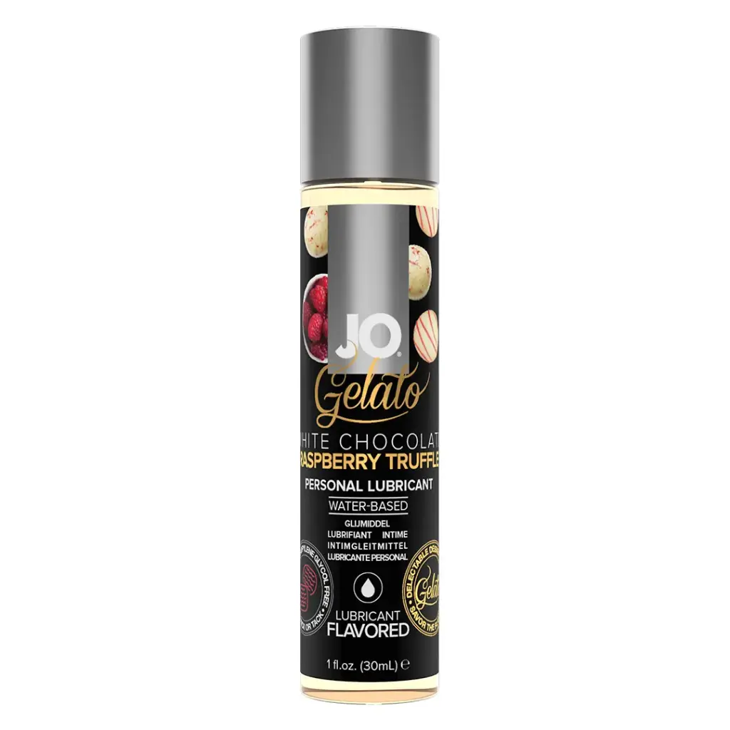 [796494105900] JO Gelato lubricante comestible a base de agua White Chocolate Raspberry Truffle - 30 ML