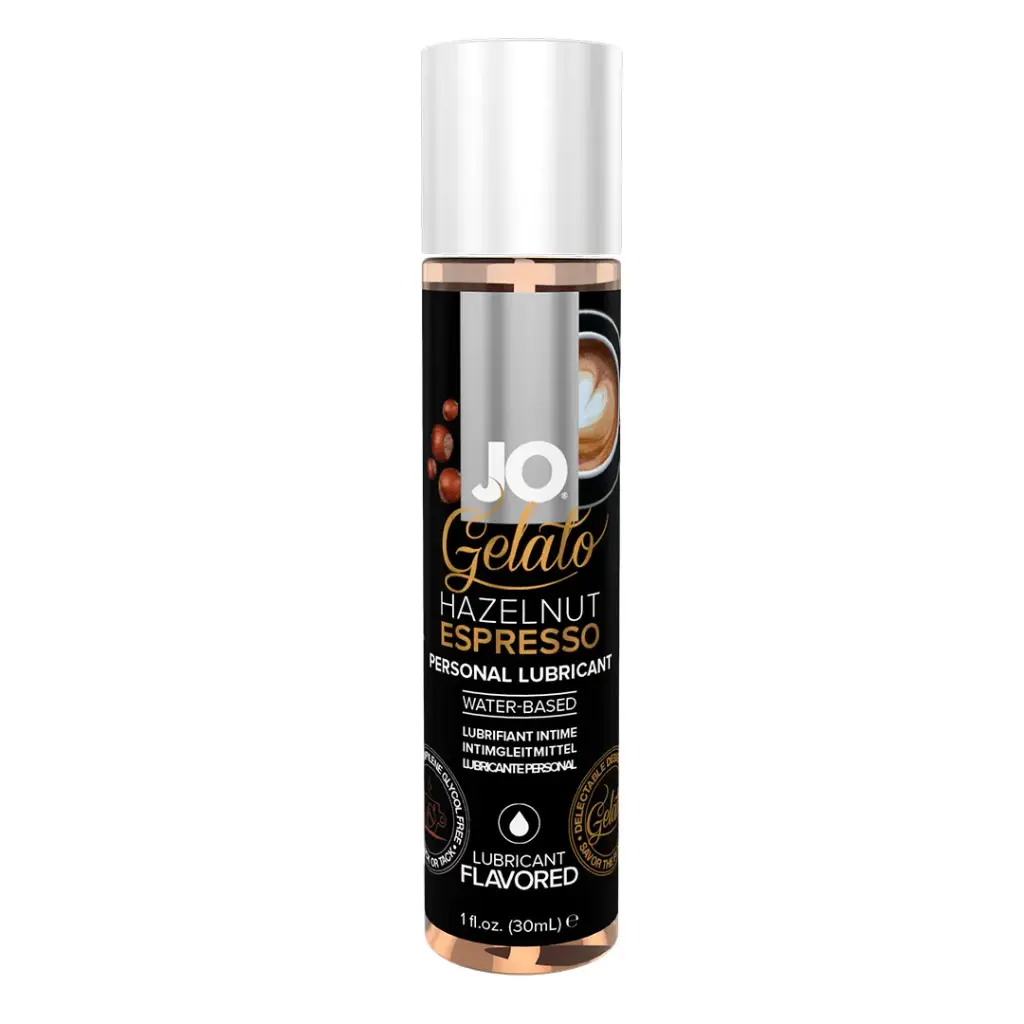 JO Gelato lubricante comestible a base de agua Hazelnut Espresso - 30 ML