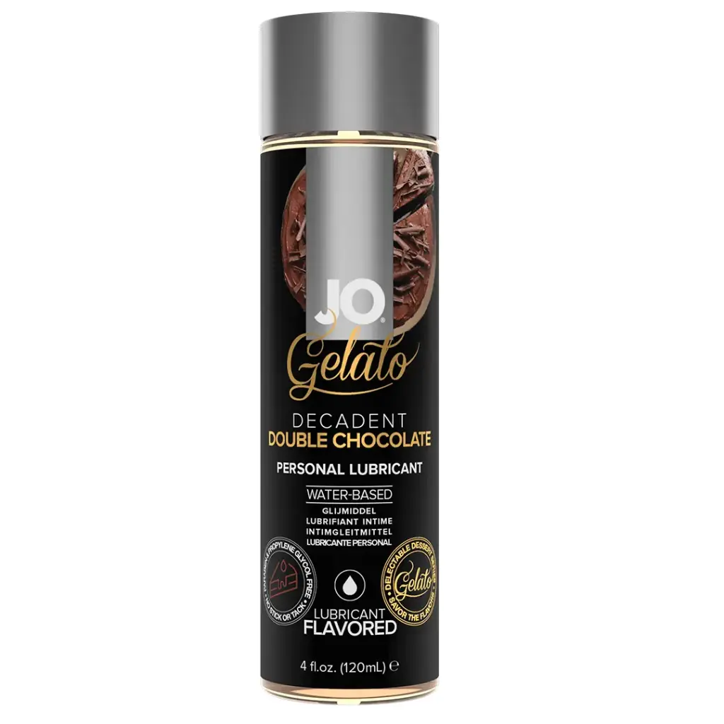 [796494404850] JO Gelato lubricante comestible a base de agua Decadent Double Chocolate - 120 ML
