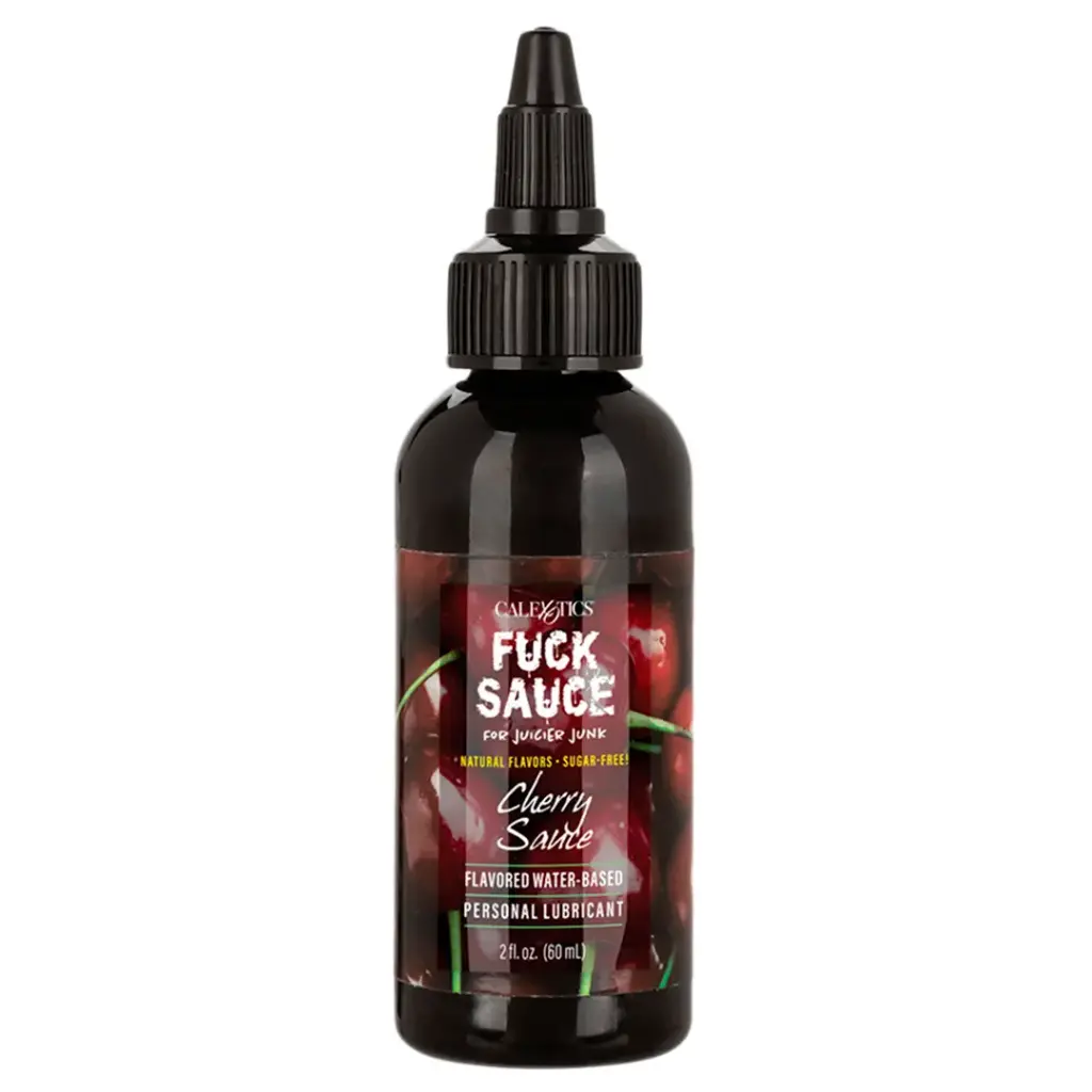 Calexotics Fuck Sauce lubricante comestible a base de agua de Cereza - 60 ML