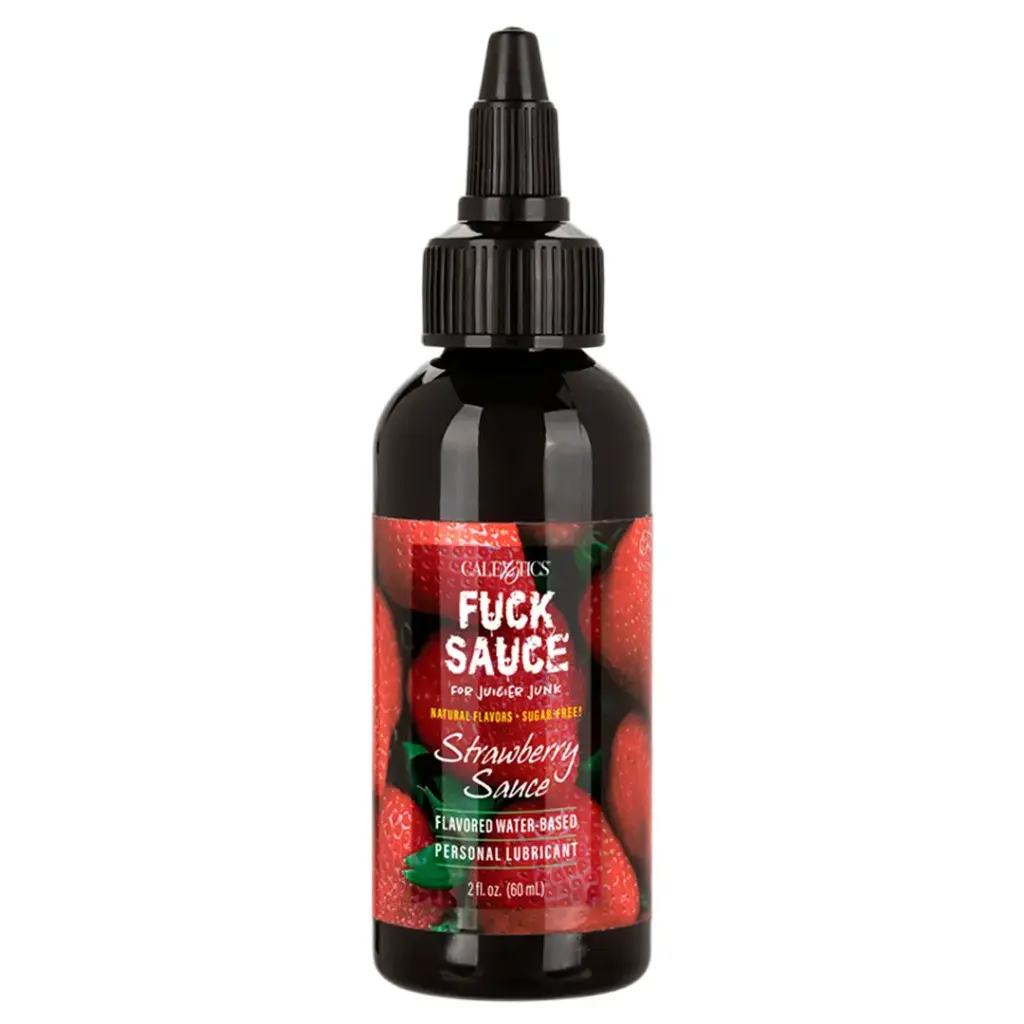 Calexotics Fuck Sauce lubricante comestible a base de agua de Fresa - 60 ML