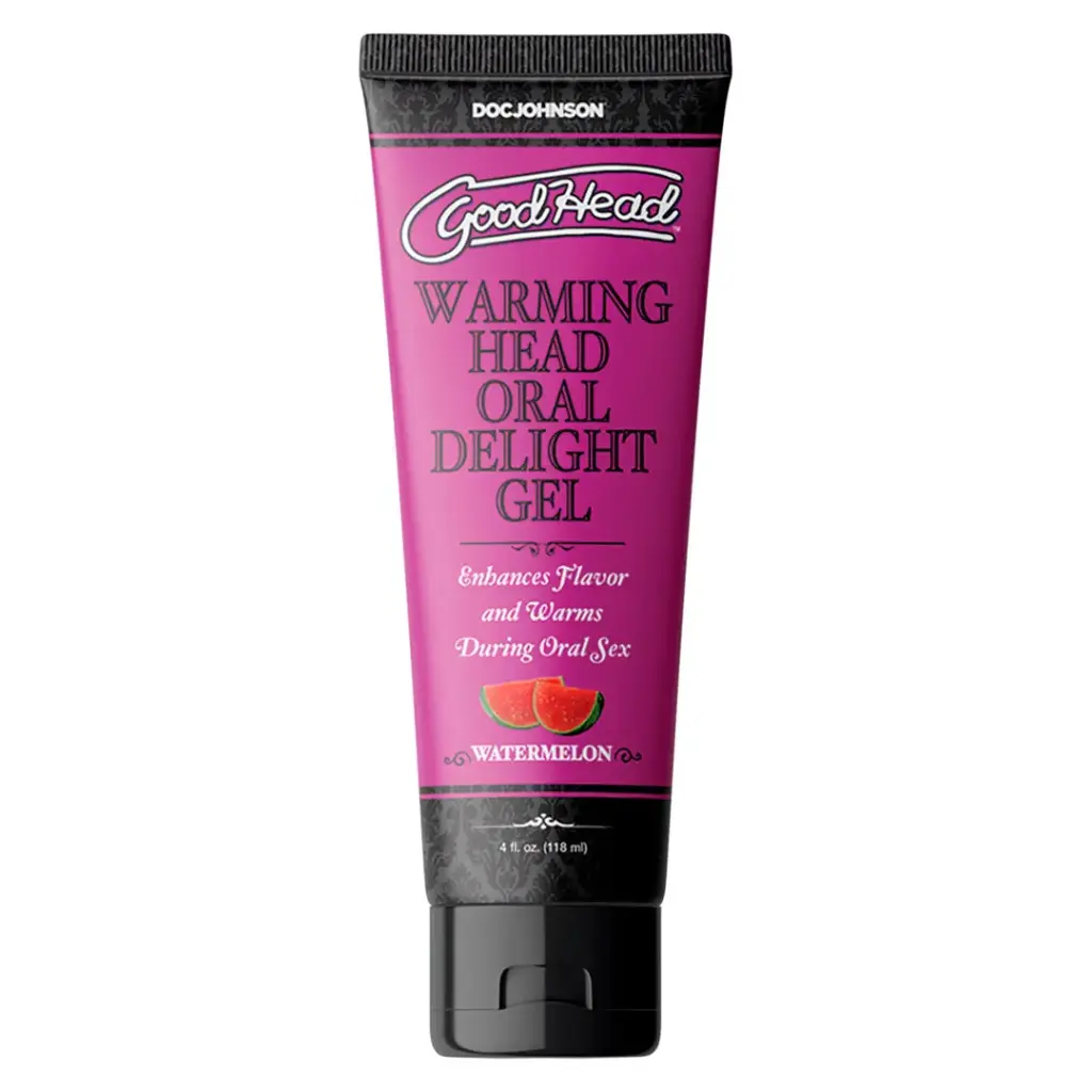 GoodHead Warming Head Oral Delight lubricante comestible a base de agua patilla - 113 Gr