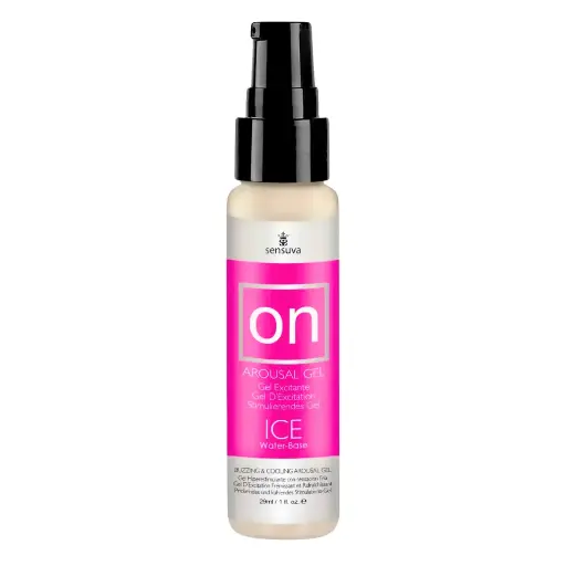 [ON-Agua-Ice] Multiorgasmico ON ICE efecto frio for Her Aurosal en Gel Sensuva - 29 ML
