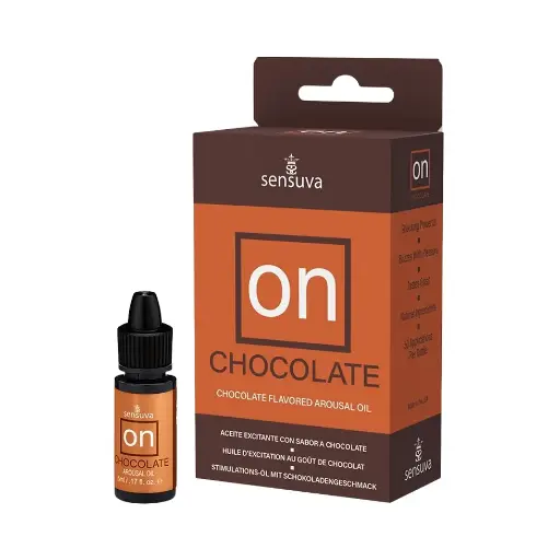 [ON-Oil-Chocolate] Multiorgasmico Femenino Ultra Concentrado Sensuva On Chocolate - 5 ML