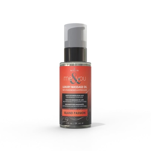 [SV-MeYou-IslandPassion] Aceite para Masajes con Feromonas Sensuva Me & You Massage 59 ML - Island Passion