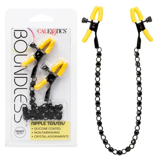 [CAL-Nipple-Teasers] Pinzas para pezones graduables Calexotics Boundless™ Nipple Teasers