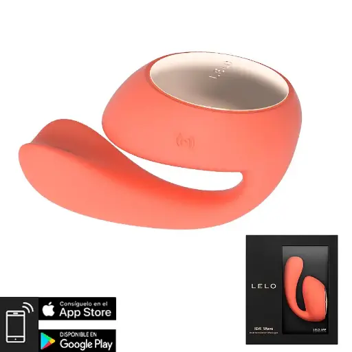 [LELO-Idawave] LELO Ida Wave Masajeador de doble estimulación Vaginal y Clitoris Control APP
