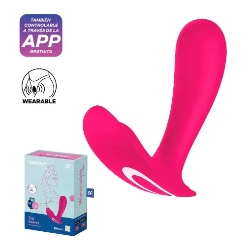 [SF-Topsecret-Fucsia] Satisfyer Top Secret panty vibradora - Fucsia