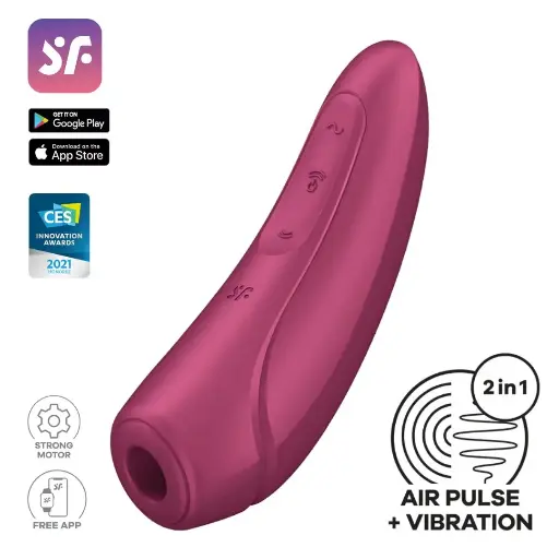 [SF-Curvy1+] Satisfyer Curvy 1+ Estimulación Por Ondas de presión y vibración