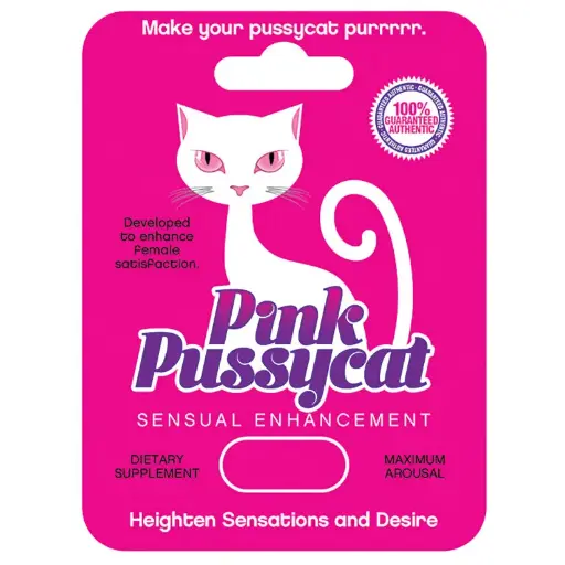 [Pinkpussycat] Suplemento Sexual Femenino Pink Pussy Cat