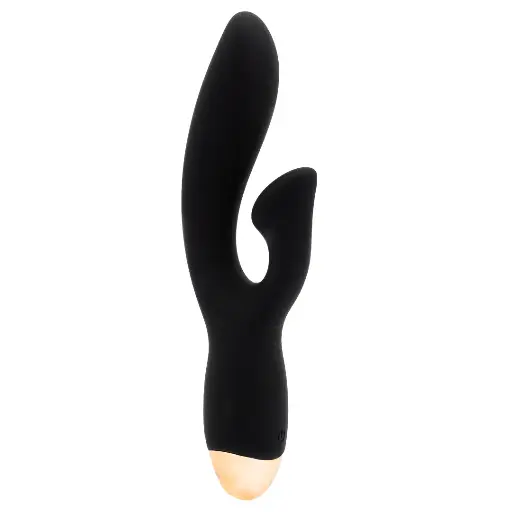 Vibrador Consolador Rabbit Recargable Salome - Negro