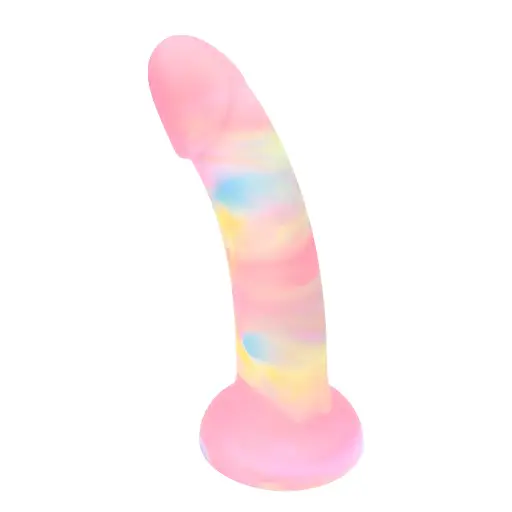 [Cupcake-Rosado] Dildo Soporte de Succión Cupcake de 18 cm - Rosado