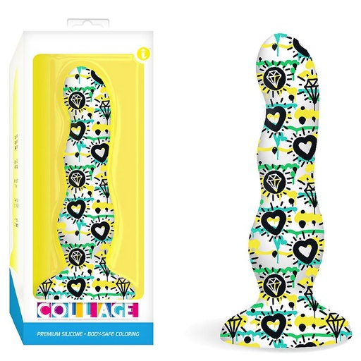 [DiamondsandHearts] Dildo Soporte de Succión Collage Diamonds and Hearts 