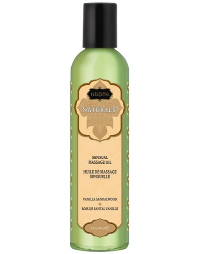 [KS-SandaloVainilla] Aceite Aromatico Kama Sutra Naturals 236 ML-  Vanilla Sandálo
