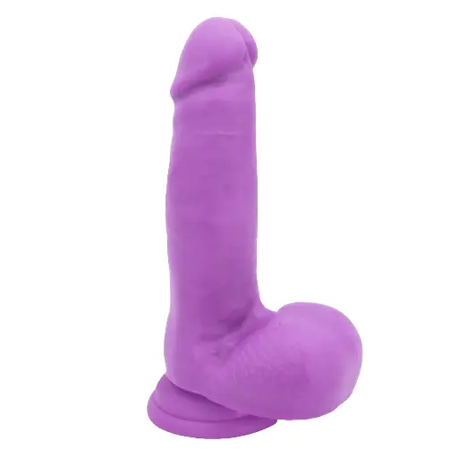 [Javier-Violeta] Dildo Neo Javier Doble Densidad Ultra Realista de 18 Cm - Violeta