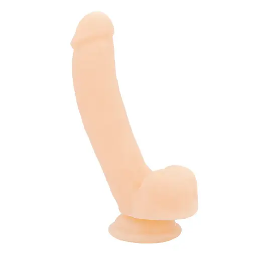 [Boss-Vainilla] Consolador Dildo Realista Soporte Succión 21 Cm Boss - Vainilla