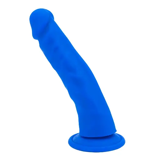 [Steven-Azul] Consolador Dildo Realista De 23 Cm Steven  - Azul