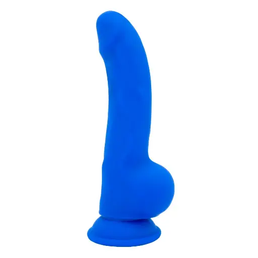 [Carl-Azul] Dildo Realista Soporte Succion 22 Cm Carl - Azul