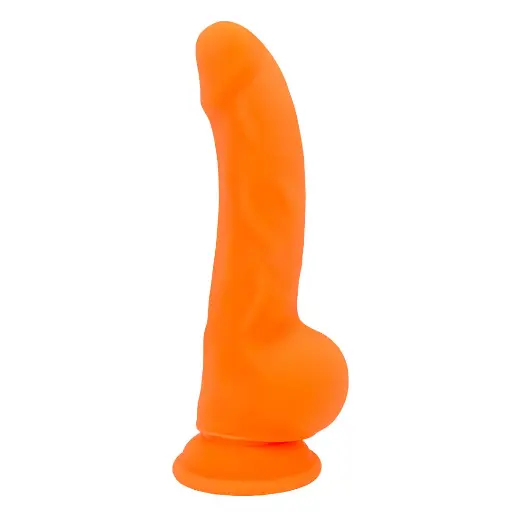 [Carl-Naranja] Dildo Realista Soporte Succion 22 Cm Carl - Naranja