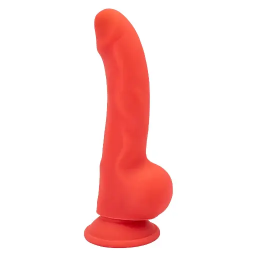 [Carl-Rojo] Dildo Realista Soporte Succion 22 Cm Carl - Rojo