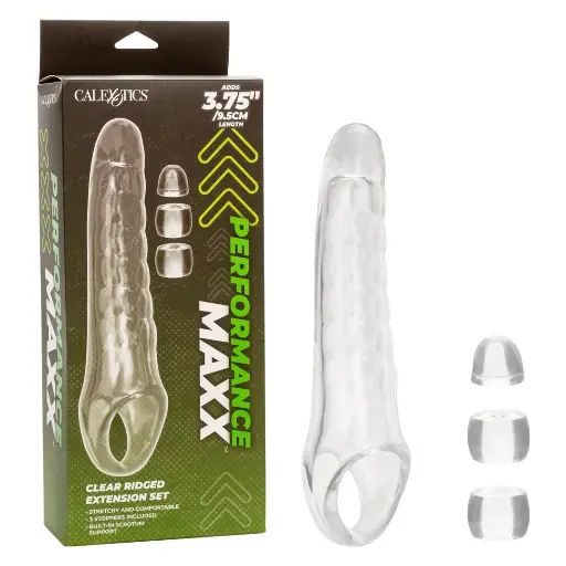 [CAL-Maxx- Extensionkit] Funda Extensión de Pene Performance Maxx™ Clear Extension Kit Calexotics 