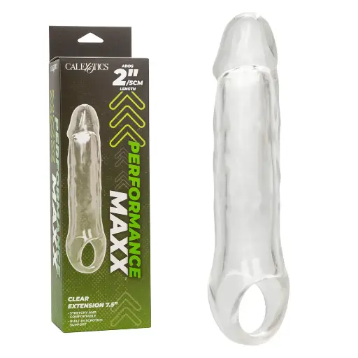 [CAL-Maxx7.5-Clear] Funda Extensión de Pene Performance Maxx™ Extension 7.5 Calexotics 