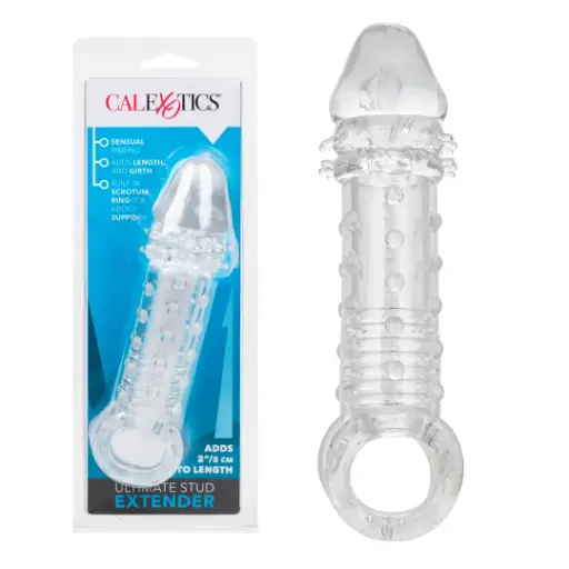 [CAL-UltimateStud] Funda Texturizada Extensión de Pene Ultimate Stud Extender Calexotics