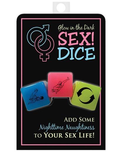 [Sex-Dados] Dados de posiciones Eroticas Sex Dice Brillan en la oscuridad 