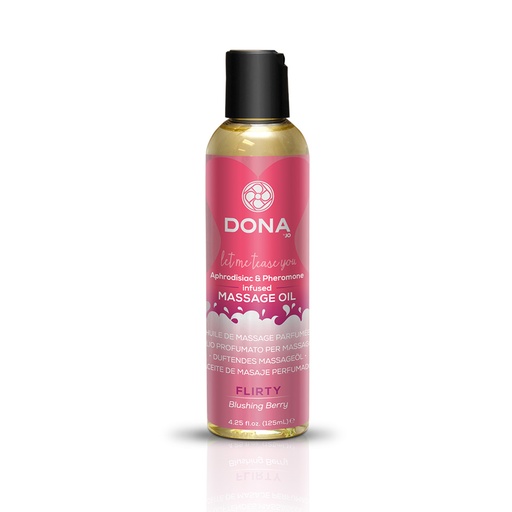 [DONA-Oil-Flirty] Aceite Aromatico afrodisiaco con feromonas Dona 110 ML- Blushing Berry 