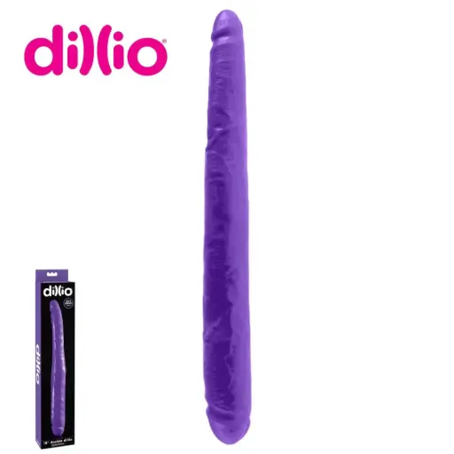 [PD5312-12] Dillio 16 Dildo doble de 42 Cm - Violeta 