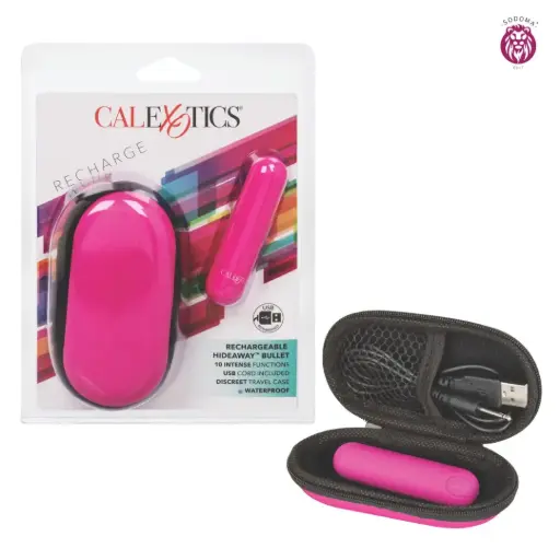 [716770099372] Calexotics Bala Vibradora Hideaway Recargable - Fucsia