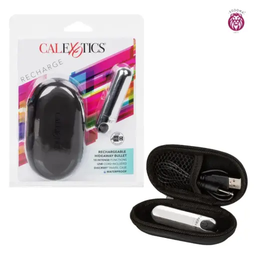 [716770094933] Calexotics Bala Vibradora Hideaway Recargable - Plata