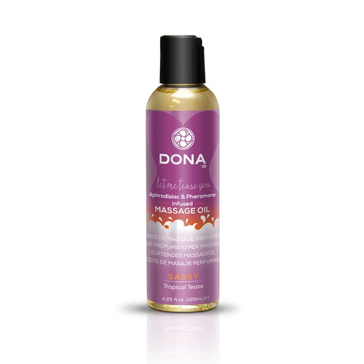 [DONA-Oil-Sassy] Aceite Aromatico afrodisiaco con feromonas Dona 110 ML- Tropical Tease