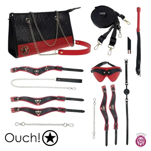 [8714273056023] Ouch! Kit de Fetichismo bondage - Milan
